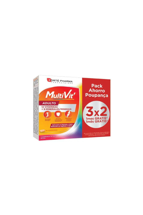Forté Pharma Energy Multivit Adultes 84 Comp