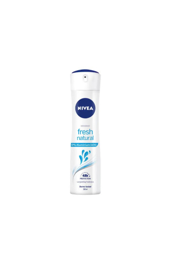 Nivea Fresh Natural 0% Aluminuim Déodorant Vaporisateur 150ml