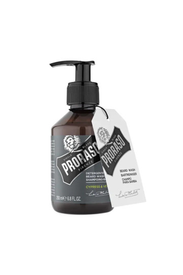 Proraso Shampooing Barbe Cypress Vetyver 200ml