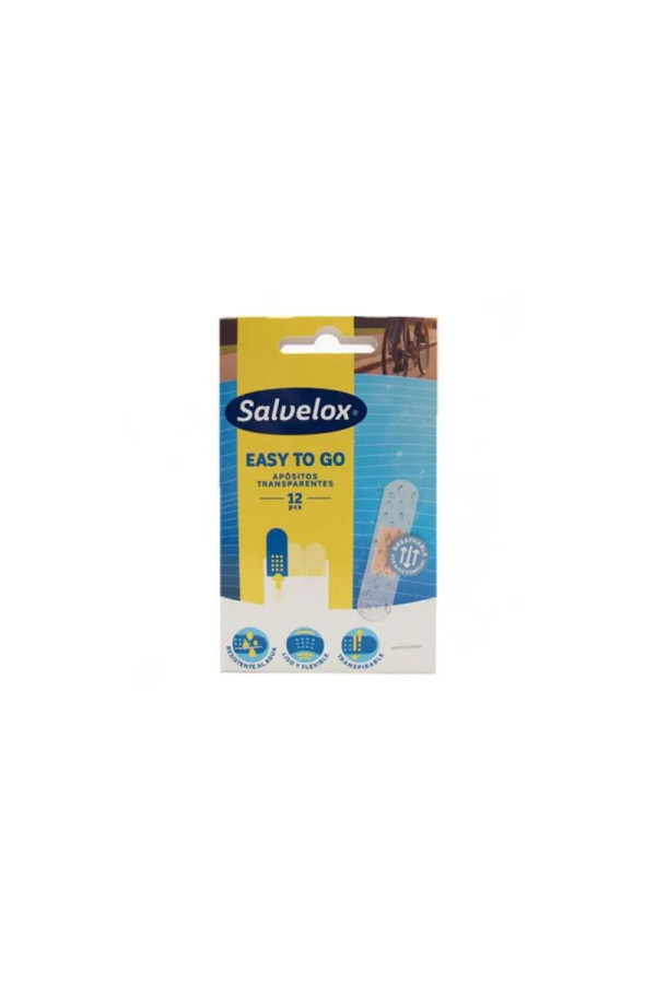 Salvelox Easy to Go Apósitos Transparentes 12 Unidades