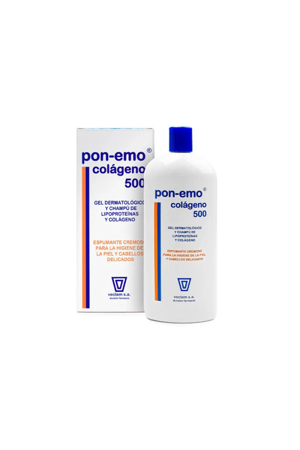 Vectem Pon-Emo® Shampooing Gel De Collagène Pour Cheveux Secs 500ml