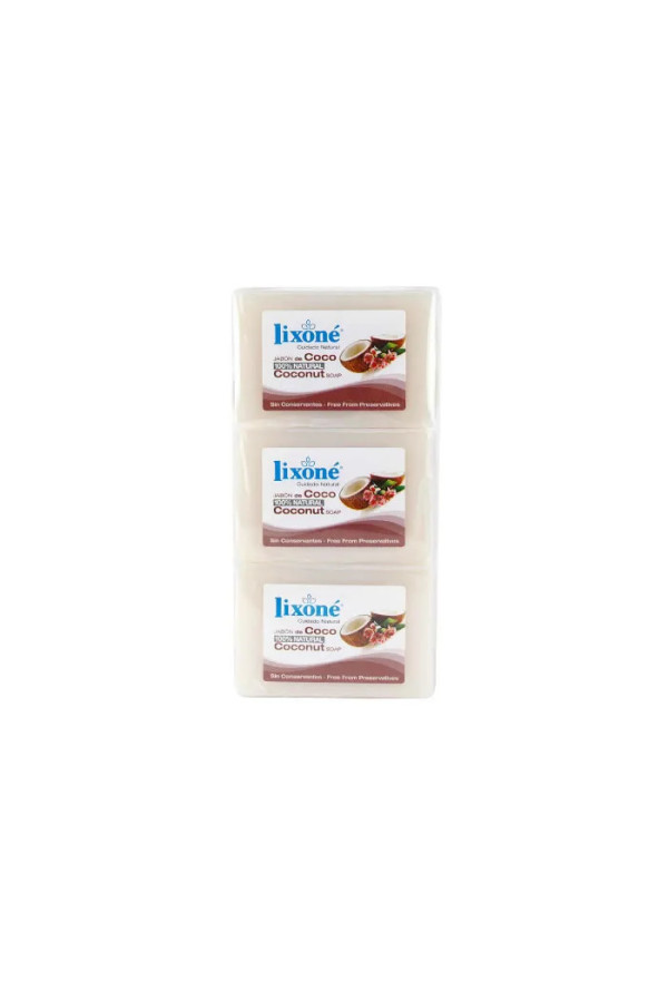 Lixoné Coconut Soap Peau Sèche 3x125g