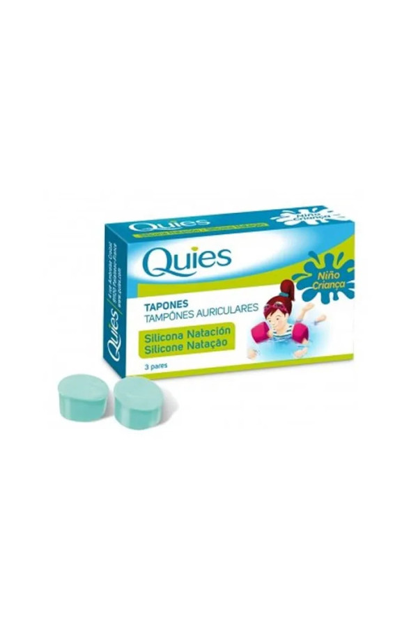 Quies Bouchons De Natation En Silicone Pour Enfants 6 Unités