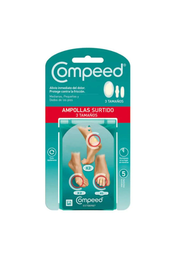 Pansements Ampoules Assortiment 5 Unités