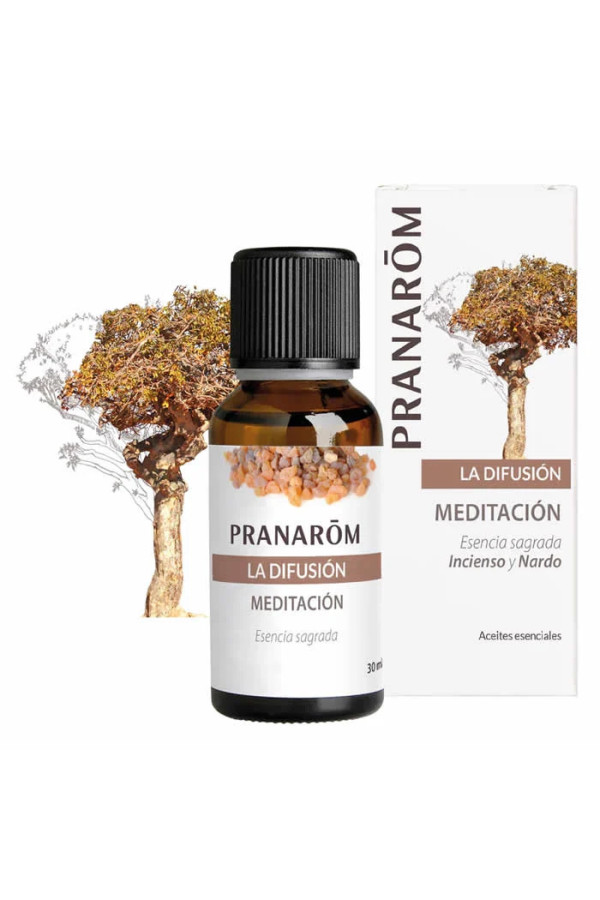 Pranarom Meditation Diffusion Sacred Incense Organic Essential Oil 30ml