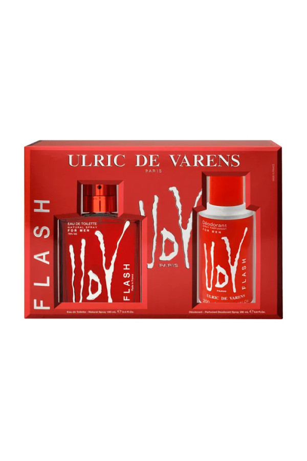 Ulric De Varens Flash Eau De Toilette Vaporisateur 100ml Coffret 2 Produits