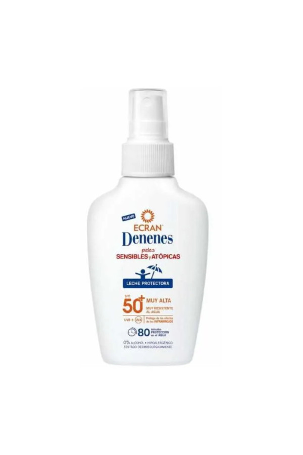 Denenes Solar Protective Milk Vaporisateur Spf50+ Peau Sensible 100ml