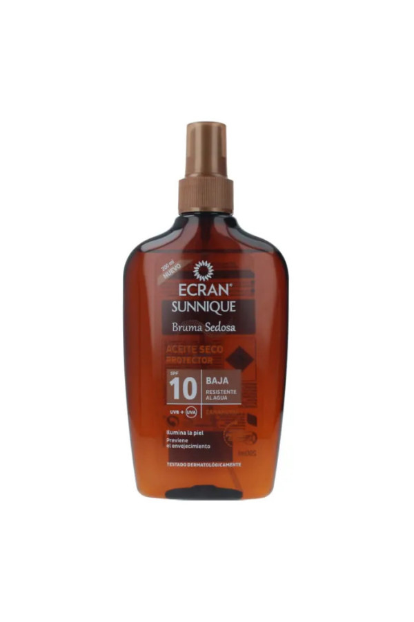 Ecran Sunnique Silky Mist Dry Oil Protector Spf10 200ml