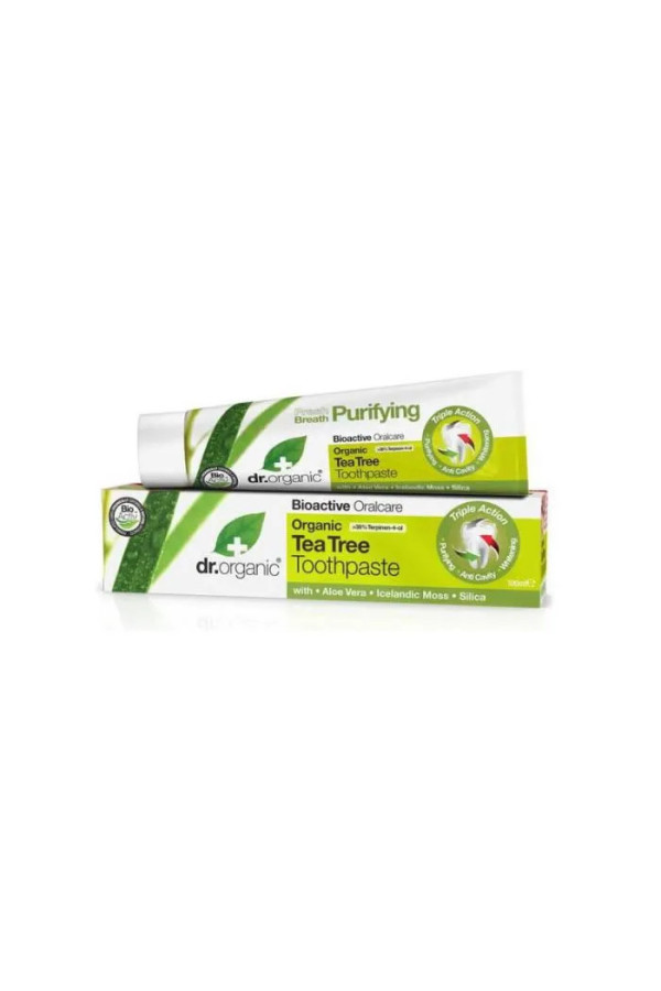 Dr Organic Tea Tree Dentifrice 100ml