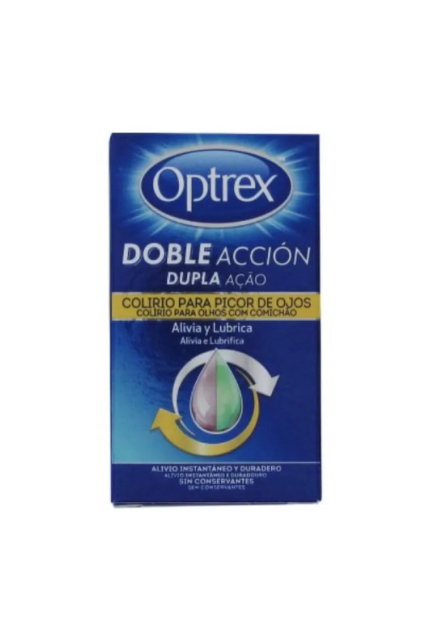 Optrex Doble Acción Splash Gouttes Démangeaison Yeux 10ml