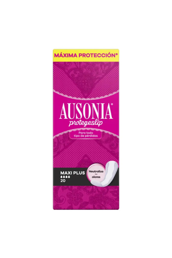 Ausonia Protegeslip Maxiplus Protège 20 Unités