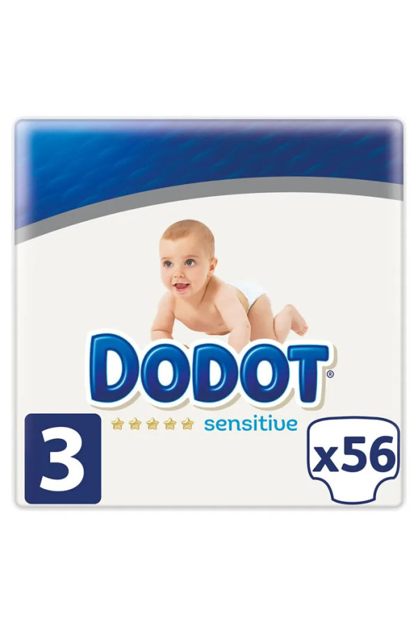 Dodot Sensitive T-3 56 Unités
