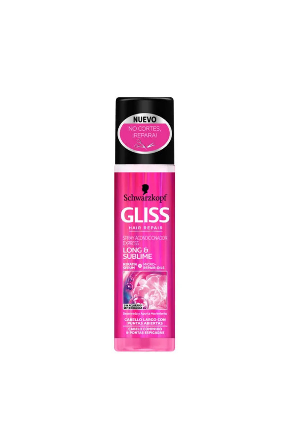 Schwarzkopf Gliss Long And Sublime Conditionneur Spray Express 200ml