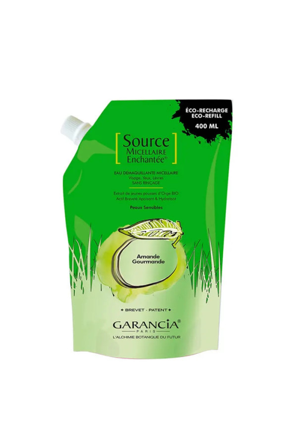 Garancia Source Micellaire Enchanté Démaquillant Eco-Recharge Amande 400ml