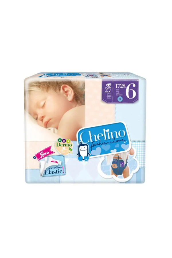 Chelino Fashion&Love Couche T-6 27 Unités