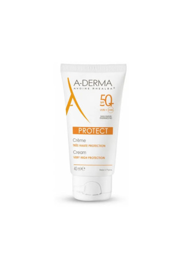 A-Derma Protect Crème Non Parfumée Spf50 + 40ml