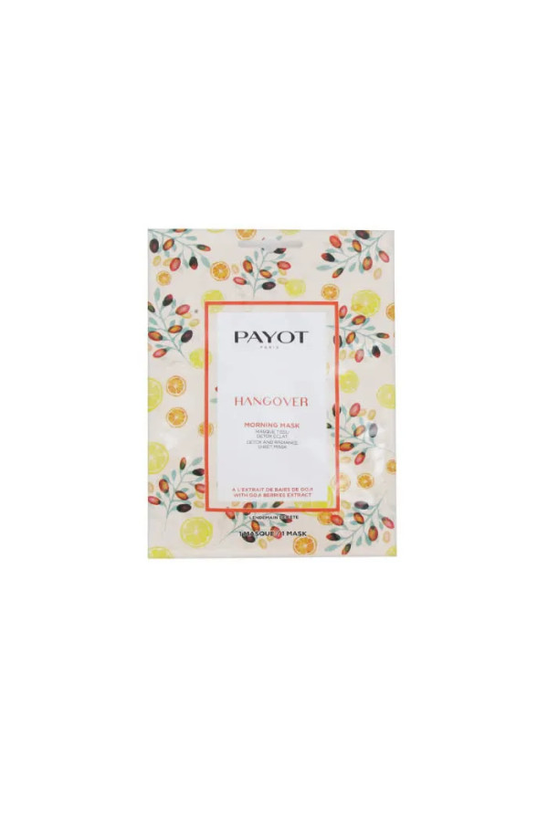 Payot Hangover Masque Tissu Détox Éclat