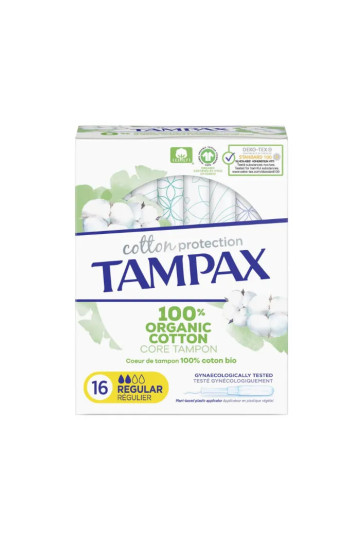Tampax Organic Regular Tampon 16 Unités