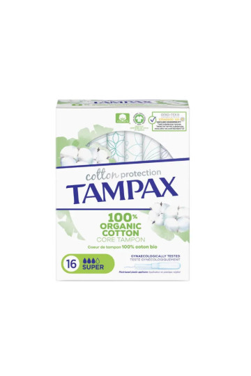 Tampax Organic Super Tampon 16 Unités