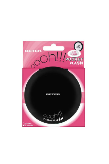 Beter Ohh! Two Ways Mirror With Led Light x10 Black
