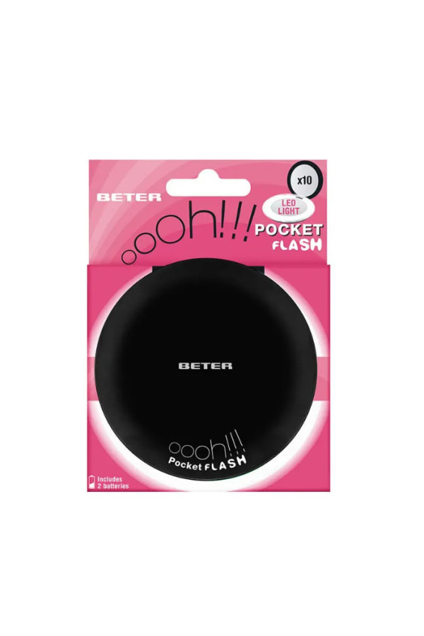 Beter Ohh! Two Ways Mirror With Led Light x10 Black