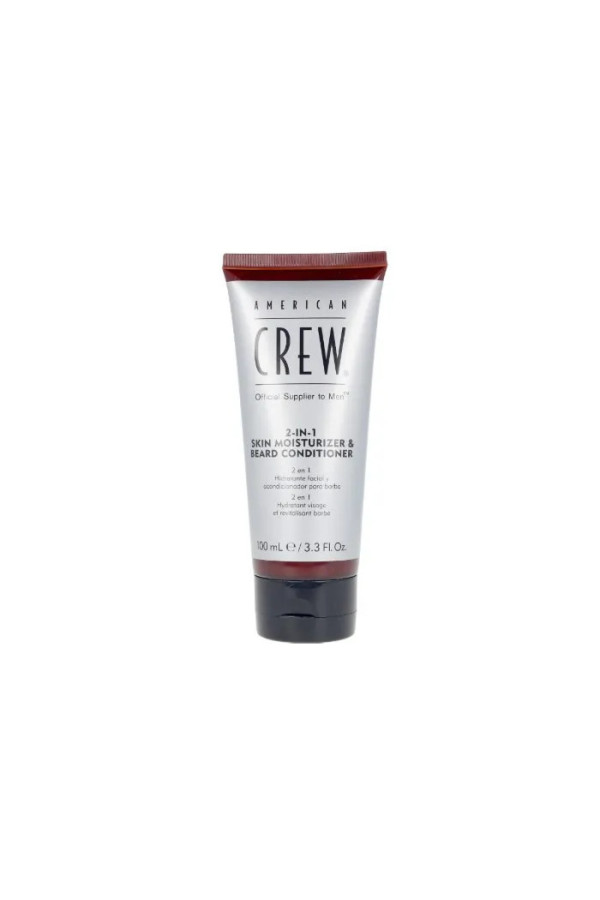American Crew 2 en 1 Hydratant Pour Le Visage Et Revitalisant Pour Barbe 100ml