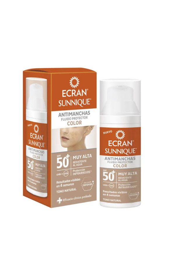 Ecran Sunnique Antimanchas Color Spf50 50ml