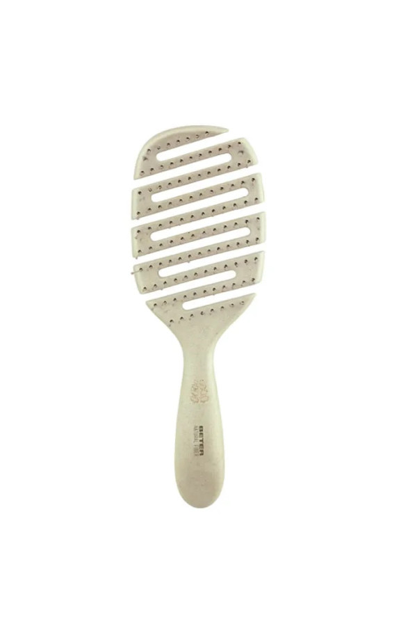Beter Detangling Natural Fiber Flexible Vent Brush Beige