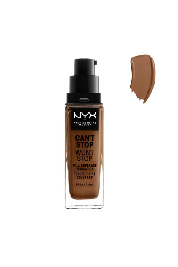 Nyx Can´t Stop Won´t Stop Full Coverage Foundation Cappucciono 30ml