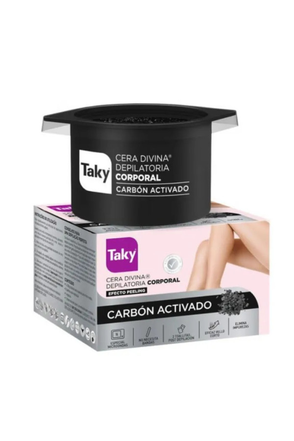Taky Cire Dépilatoire Divine Corps au Charbon Actif 300gr