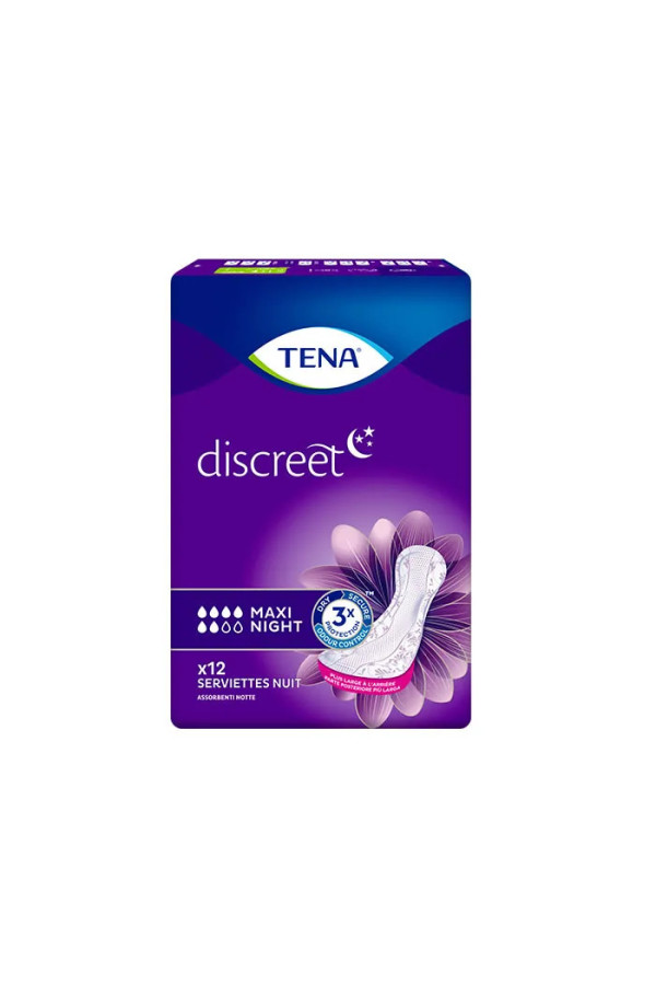 Tena Discreet Maxi Night 12Und