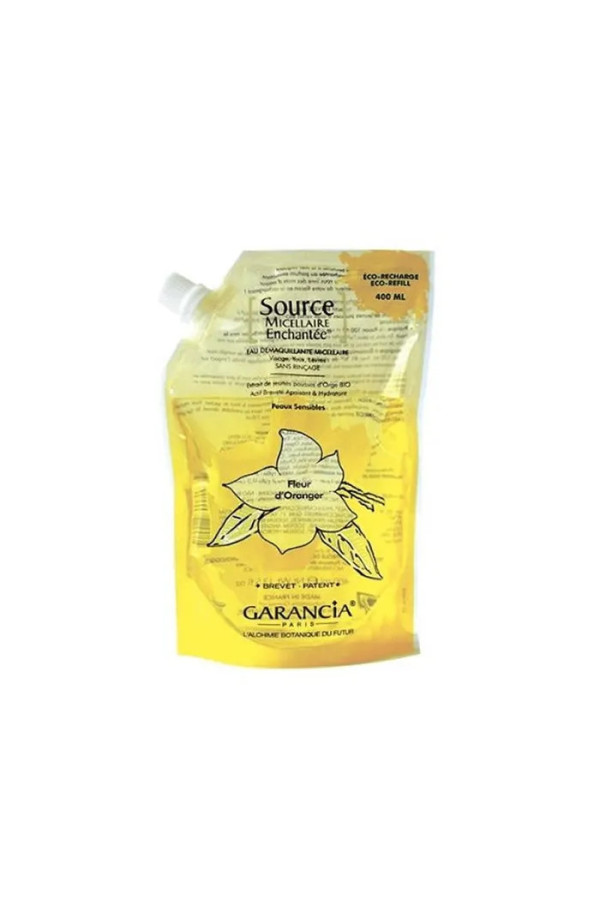 Garancia Source Micellaire Enchanté Démaquillant Eco-Recharge Fleur D'Oranger 400ml