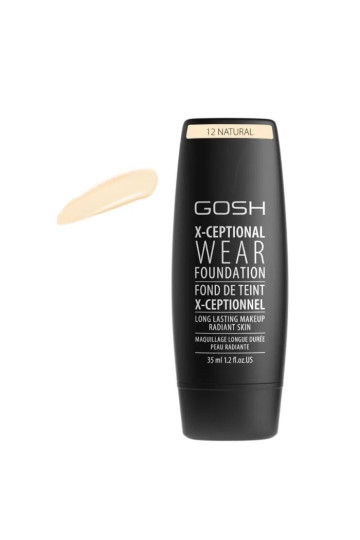 Gosh X-Ceptional Wear Foundation Long Lasting Makeup 12 Natural 35ml