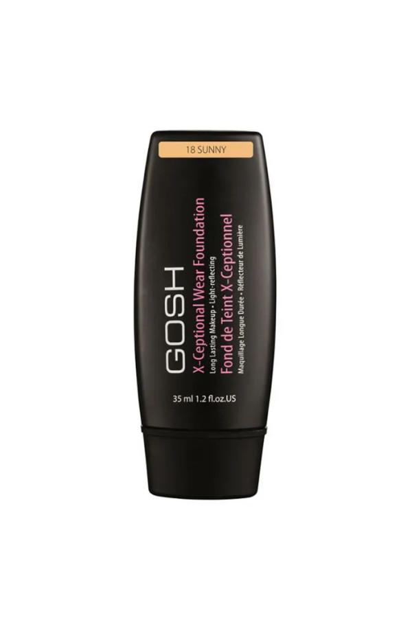 Gosh X-Ceptional Wear Foundation Long Lasting Makeup 18 Sunny 35ml