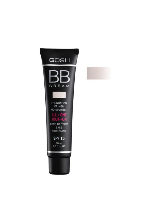 Gosh BB Cream Foundation Primer Moisturizer 01 Sand 30ml