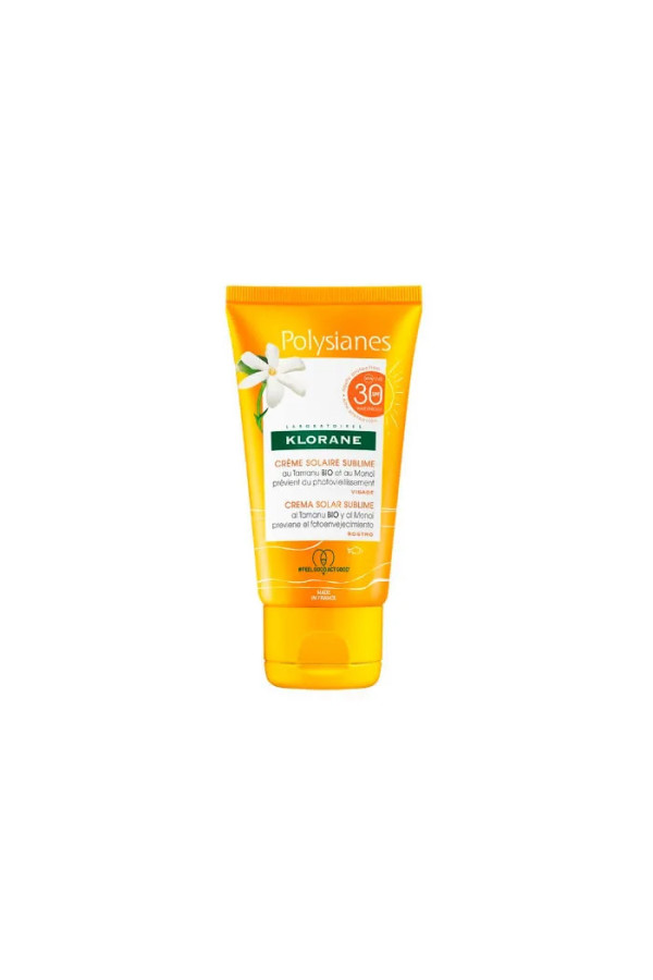 Polysianes Sublime Face Crème Solaire Spf30 50ml
