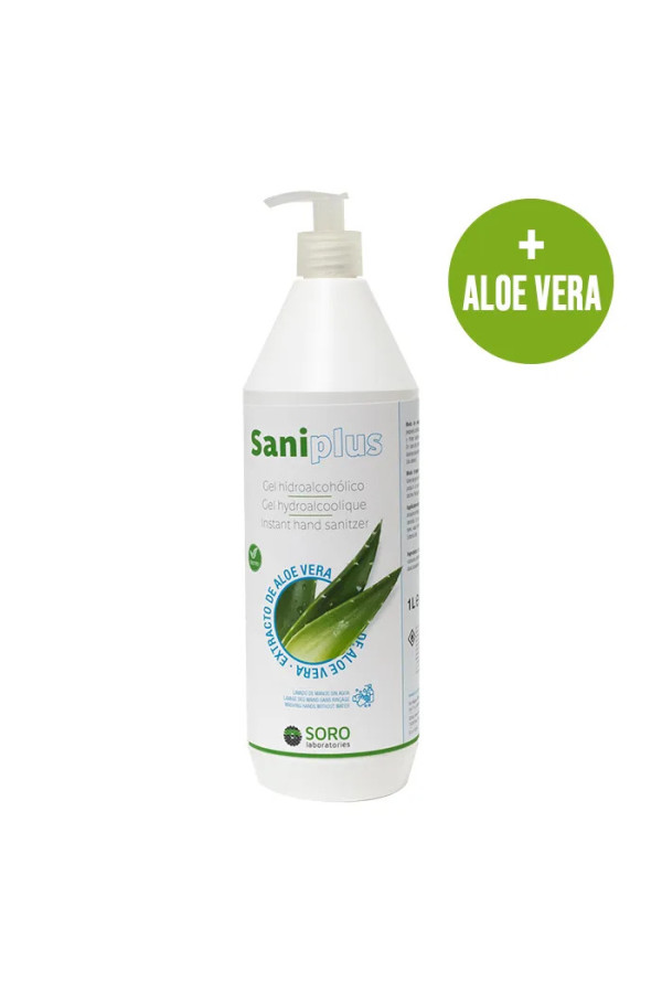 Gel Hydroalcoolique Hygiénisant Pour Les Mains à l'aloe vera 1 Litre