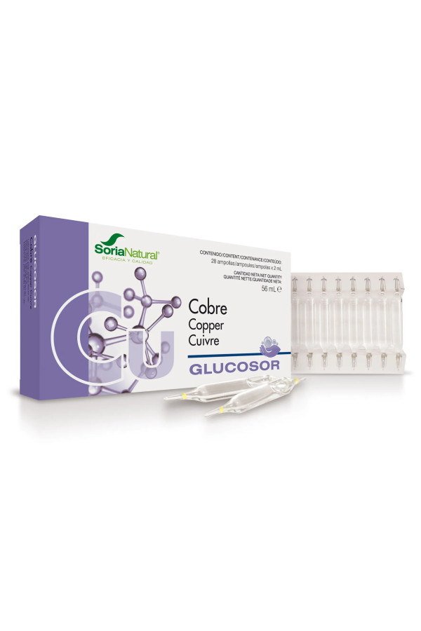 Soria Glucosor Cobre 28 Ampolllas X 2ml