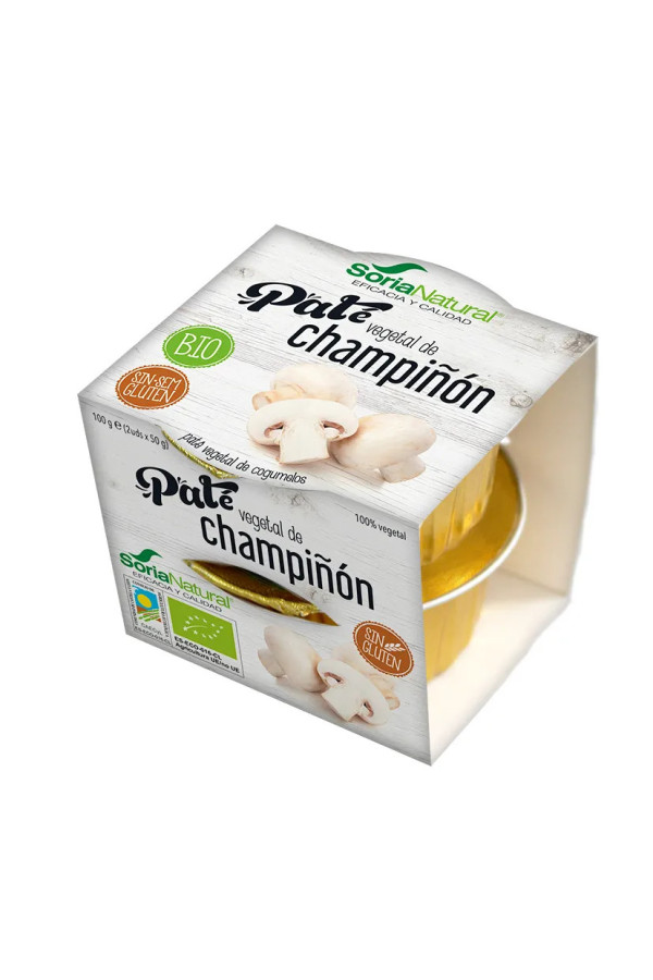 Alecosor Pate Vegetal De Champiñon Faja 2 Ud 50g Bio
