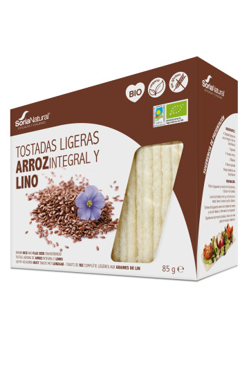 Alecosor Bio Tostadas De Arroz y Lino