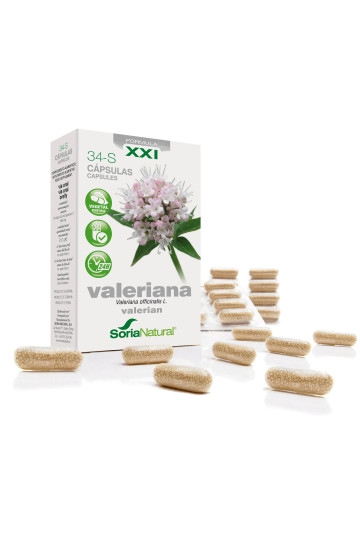 Soria 34-S Valeriana 600 Mg 30 Caps Liberacion Prolongad