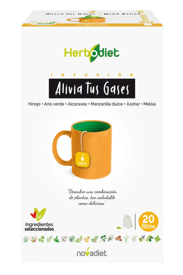 Novadiet Herbodiet Alivia Tus Gases 20