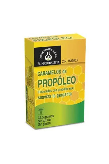El Natural Caramelos Propoleo 20 Uds