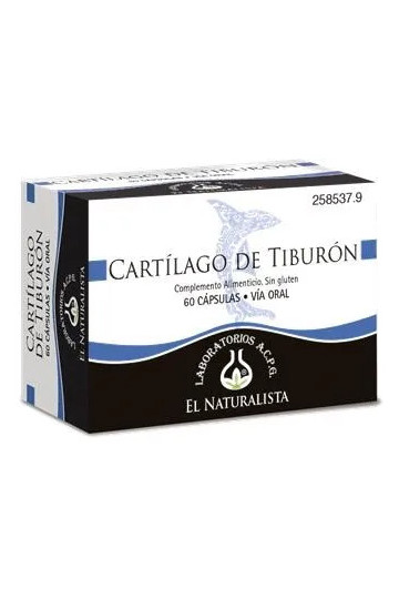 El Natural Cartilago De Tiburon 500 Mg X 60 Caps