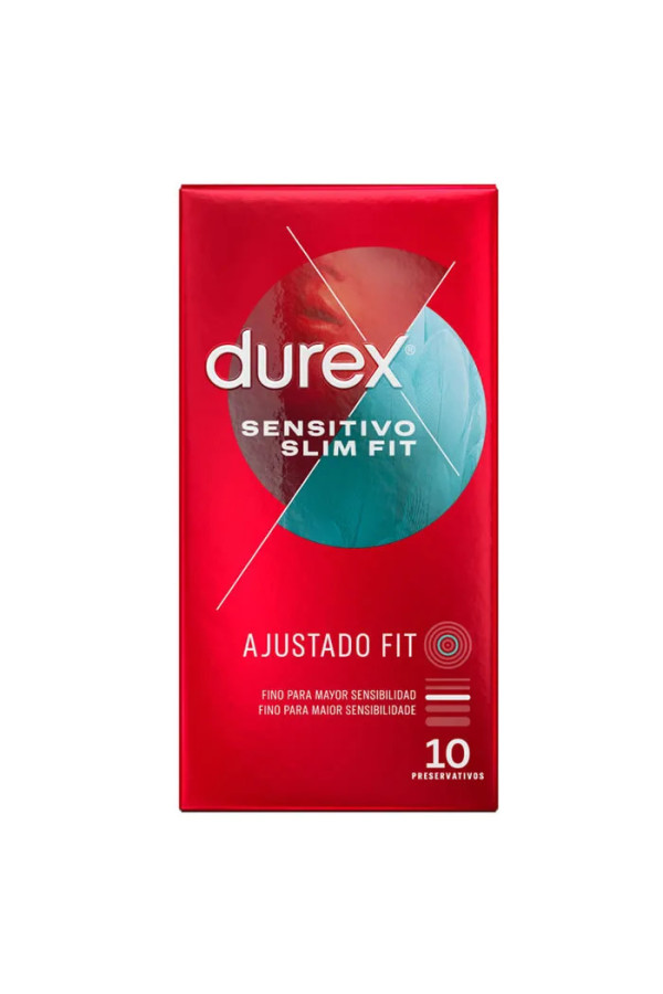 Durex Sensitive Slim Fit 10 Unidades
