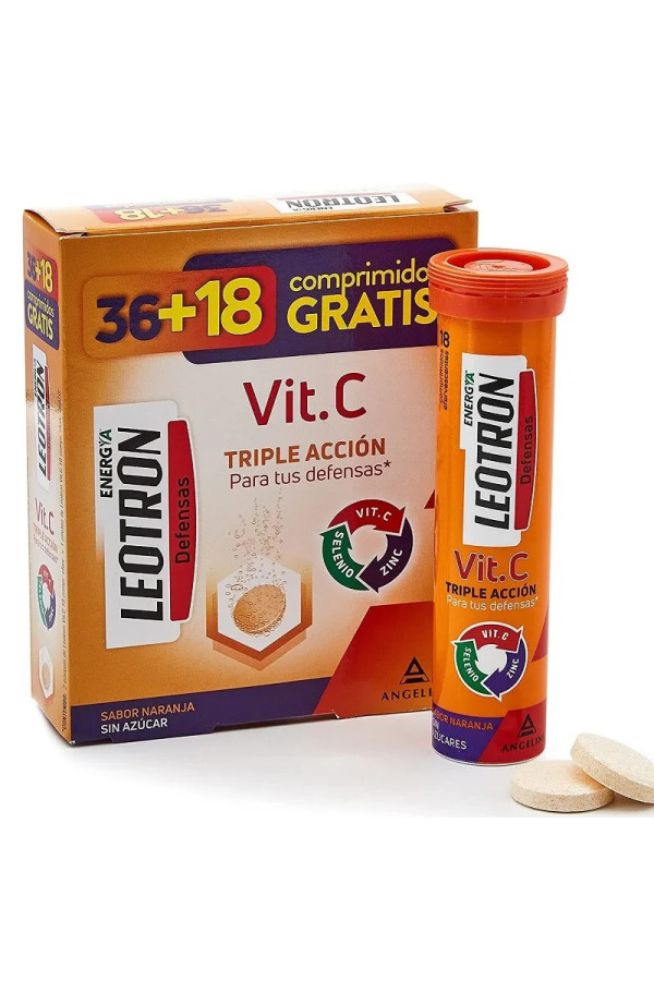 Leotron Vitamine C 36 + 18 Comprimés Effervescents