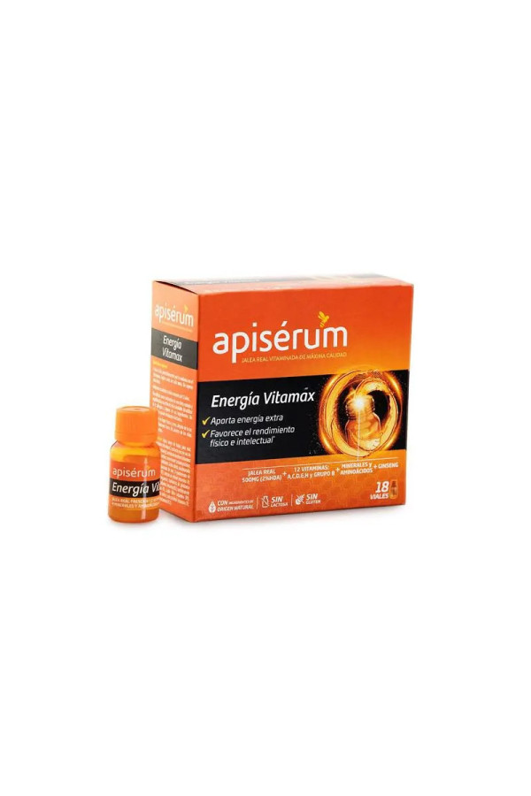 Apisérum Apiserum Energia Vitamax 18 Flacons