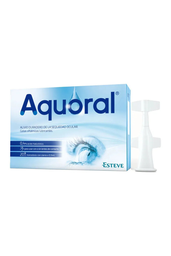 Esteve Aquoral Gouttes Ophtalmiques 20 X 0,5ml