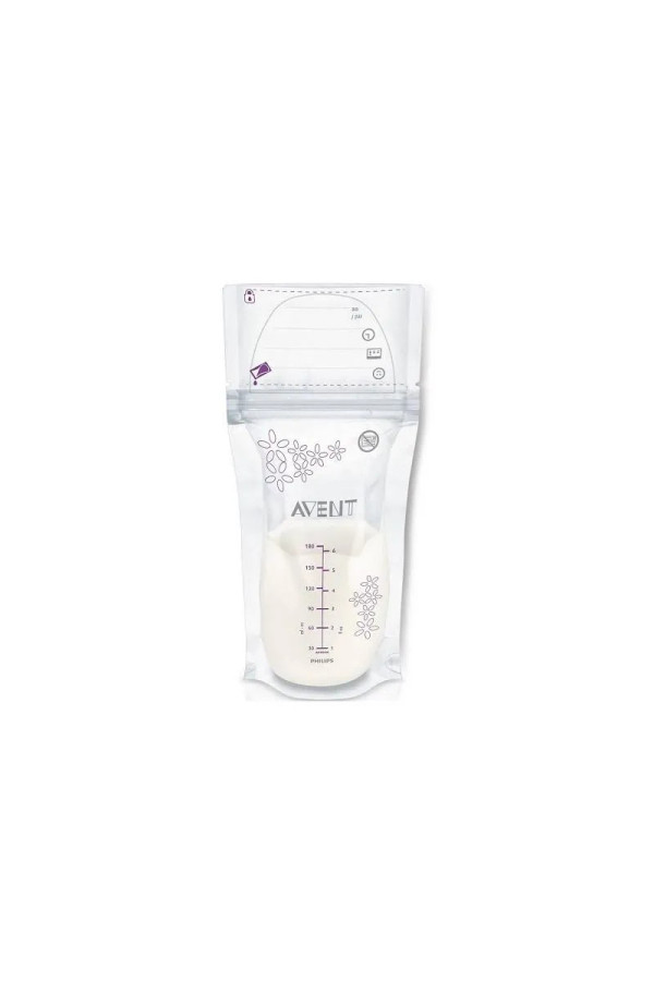  Avent Sachets De Conservation Du Lait 180ml 25 Sachets