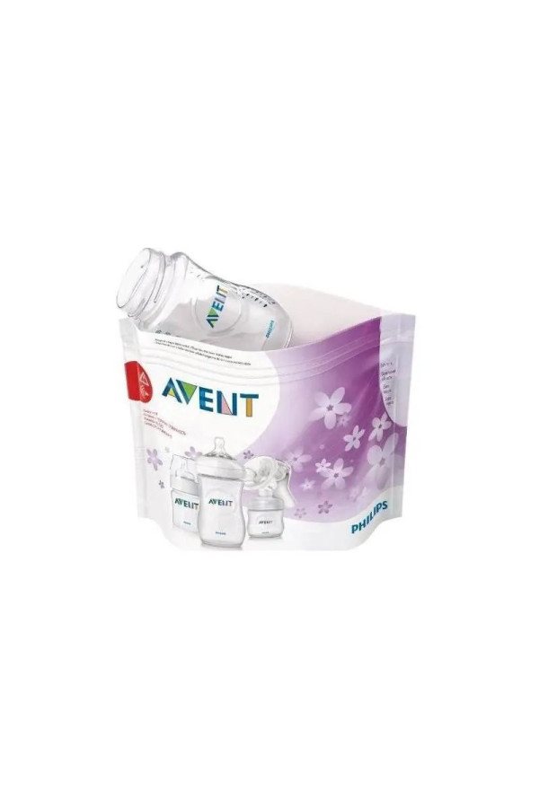  Avent Sac Stérilisateur À Micro-Ondes Pour 5 Pcs